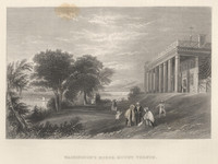 Vintage Image Plate - Washington's House, Mount Vernon