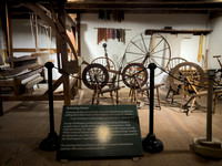 Spinning House Interior - Mount Vernon