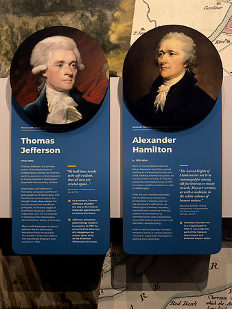 Interpretive Signs - Thomas Jefferson & Alexander Hamilton