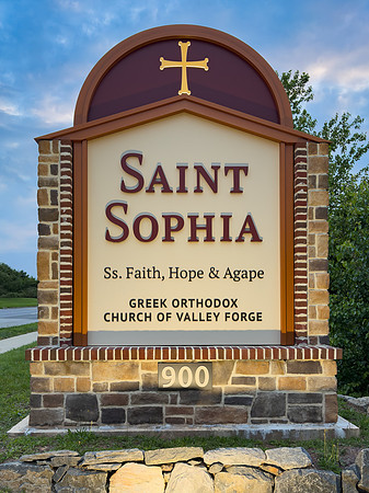 Saint Sophia Sign - Greek Orthodox Church of Valley Forge