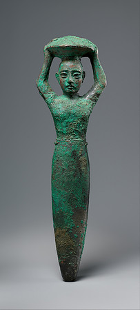 Foundation figure of king Shulgi of Ur, carrying a basket (Neo-Sumerian ca. 2094–2047 BCE)