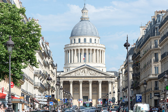 Panthéon from the Rue Soufflot, Paris