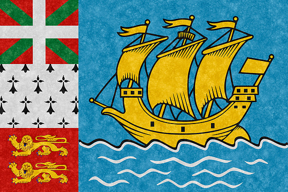 Velvet Flag - Saint Pierre and Miquelon