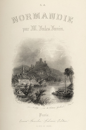 Vintage Title Page - La Normandie par M. Jules Janin