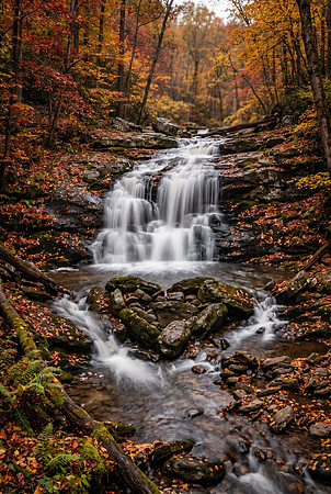 Hidden Autumn Heart Falls