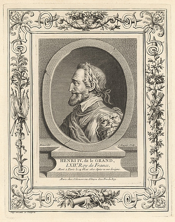 Vintage Portrait - Henry IV of France (aka Henry the Great)