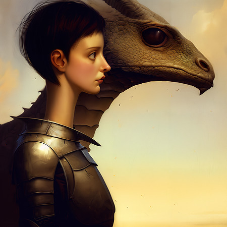 Joan and Her Dragon