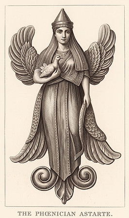 NeoVintage Engraving - The Phoenician Astarte