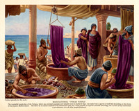 AI Color Recreation - Manufacturing "Tyrian Purple"