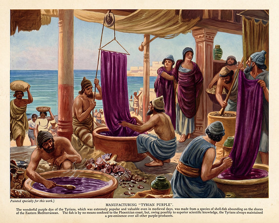 AI Color Recreation - Manufacturing "Tyrian Purple"
