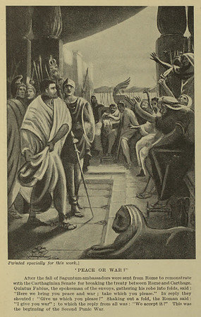 Vintage Phoenician History - "Peace or War?" (published circa early 20th century)