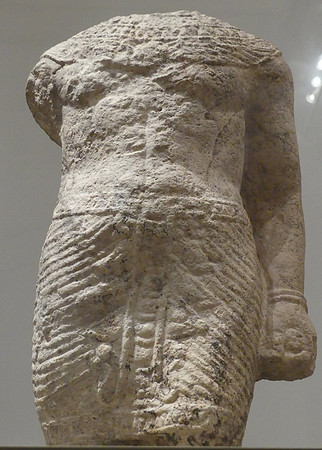Phoenician limestone statue from Tyre (circa 8th century BC)