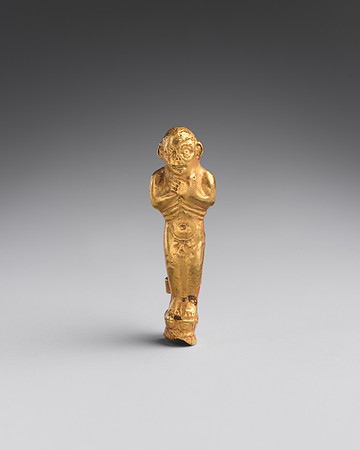 Gold amulet (Cypro-Phoenician probably 6th-4th century BCE)
