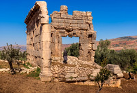 AI Color Recreation - Ruin of a Phoenician Temple at Hibbaryeh