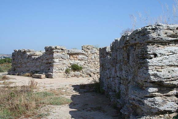 Ruins of the ancient Phoenician city of Motya, Sicily, present-day Italy