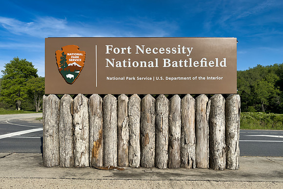 Park Sign - Fort Necessity National Battlefield