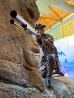 Fort Necessity Museum Statue - Colonial Soldier Aiming Musket