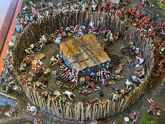 Diorama Reenactment - Battle of Fort Necessity
