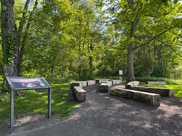 French Camp Benches - Fort Necessity National Battlefield