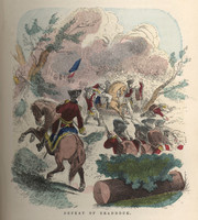 Vintage Color Image Plate - Defeat of Braddock.