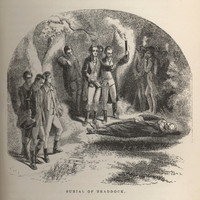 Vintage Image Plate - Burial of Braddock.