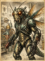 Vintage Locust Cyborg