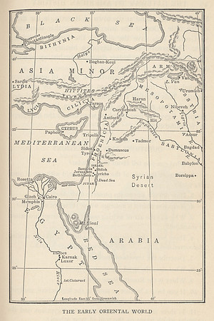 Vintage Map of the Early Oriental World
