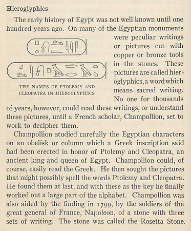 Vintage Introduction to Ancient Egyptian Hieroglyphics