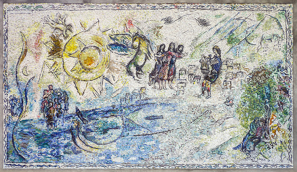 Orphée Mosaic (by Marc Chagall circa 1969)