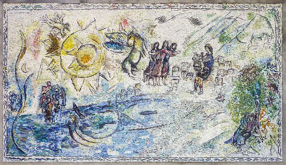 Orphée Mosaic (by Marc Chagall circa 1969)