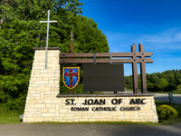 St. Joan of Arc Roman Catholic Church Sign