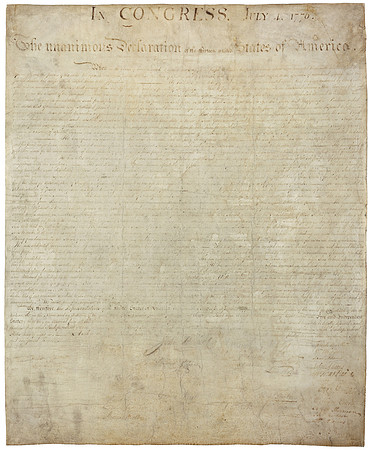 USA Declaration of Independence (July 4, 1776)