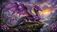 Purple Lily Dragon