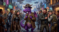 Not-so-Inconspicuous Purple Dragon