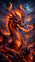 Burning Love Dragon