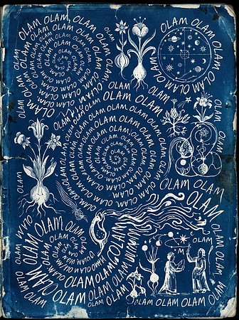 Olam Vortex Cyanotype