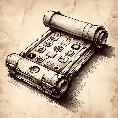 Scroll Tablet Sketch