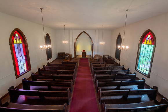 Bethesda Meeting House Interior (AI enhanced)