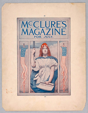 Cover Design, Illustration for McClure's Magazine (XI, No. 3, July 1898)