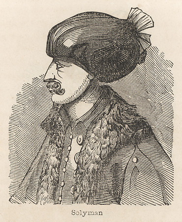 Vintage Engraving - Solyman / Suleiman the Magnificent