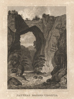 Vintage Image Plate - Natural Bridge, Virginia.