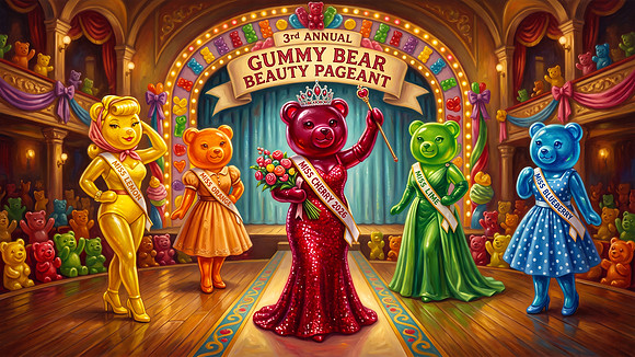 Gummy Bear Beauty Pageant