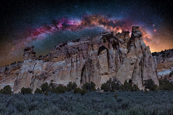 Milky Way over Grosvenor Arch