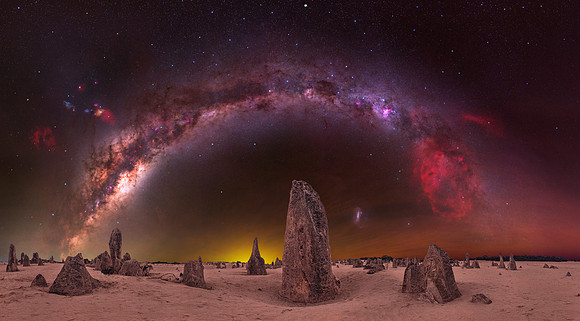 Milky Way at The Pinnacles Desert, Western Australia