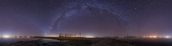 Milky Way Over Salton Sea Naval Station (California, USA)
