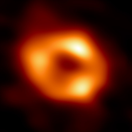 First image of the supermassive black hole Sagittarius A* at the center of the Milky Way galaxy