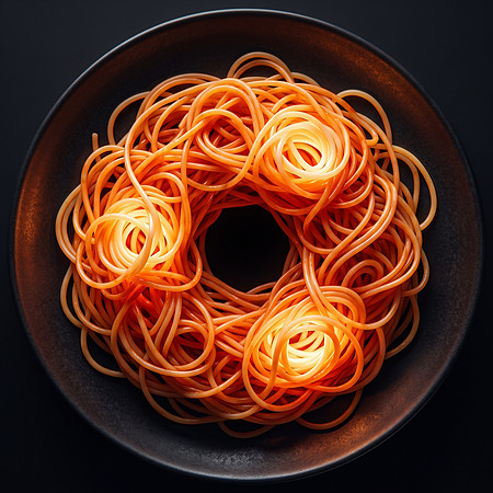 Glowing Sagittarius A* Spaghetti