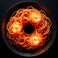 Glowing Sagittarius A* Spaghetti