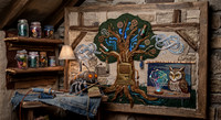 Rustic SciFantasy Embroidery