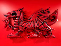 Y Ddraig Goch in the Dragon Rouge